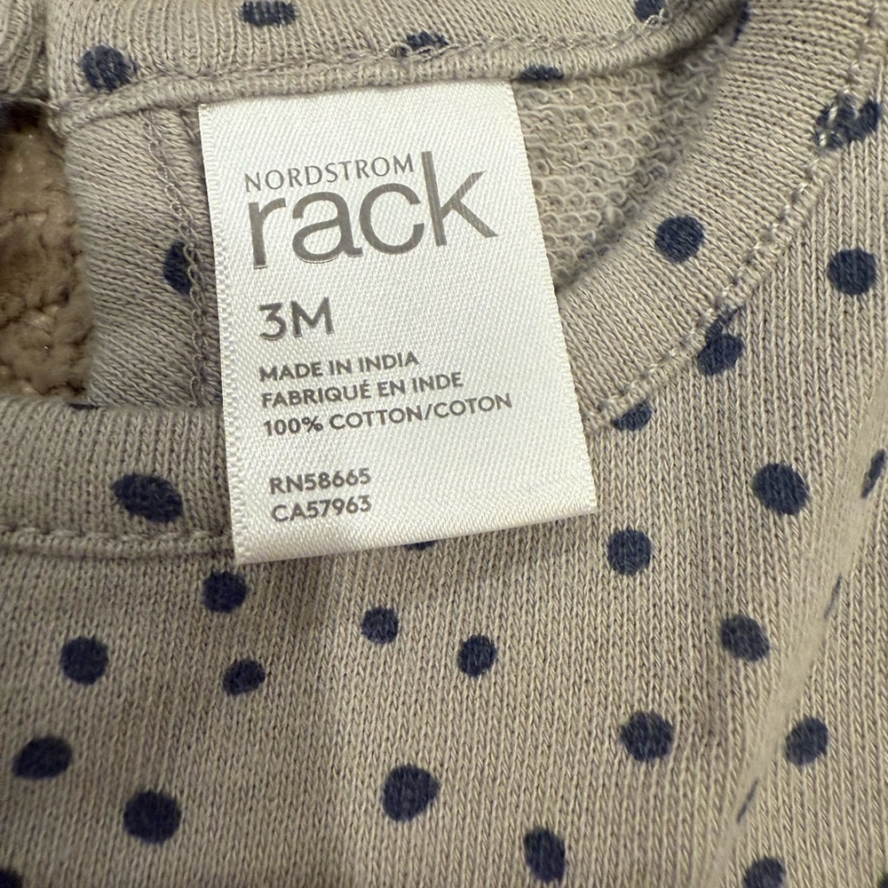 NWT Nordstrom Rack Polka Dot dress Sz 3M - Picture 2 of 3